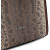imageCUADRA  Elegant Womens Mini Tote in Python Skin with Genuine Crystals and Detachable Handle BOD2QKA Natural