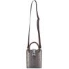 imageCUADRA  Elegant Womens Mini Tote in Python Skin with Genuine Crystals and Detachable Handle BOD2QKA Natural