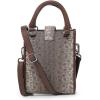 imageCUADRA  Elegant Womens Mini Tote in Python Skin with Genuine Crystals and Detachable Handle BOD2QKA Natural