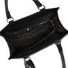 imageCUADRA  Elegant Womens Tote Bag with Laser Engraved Design and Secure Closure BOD2MRS Black