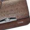 imageCUADRA  Womens Mini Crossbody Bag in Genuine Karunga Leather with Adjustable Chain Handle BOD2VKA Brown