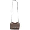 imageCUADRA  Womens Mini Crossbody Bag in Genuine Karunga Leather with Adjustable Chain Handle BOD2VKA Brown