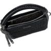 imageCUADRA Genuine Leather Crossbody for Women with Woven Detailing and Adjustable Straps BOD2NRS Black