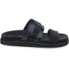 imageFRANCO CUADRA  Mens Sandal in Premium Black Stingray Leather with Adjustable Buckle 4M7MTTS