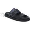imageFRANCO CUADRA  Mens Sandal in Premium Black Stingray Leather with Adjustable Buckle 4M7MTTS