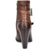 imageFRANCO CUADRA Womens Bootie in Genuine Deer Leather Brown 3G5VNTV Size 8