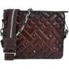 imageCUADRA Women Crossbody Bag in Genuine Bovine Leather with Crystals Brown BOD1XCOBrown
