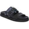 imageFRANCO CUADRA  Mens Sandal in Premium Black Stingray Leather with Adjustable Buckle 4M7MTTS