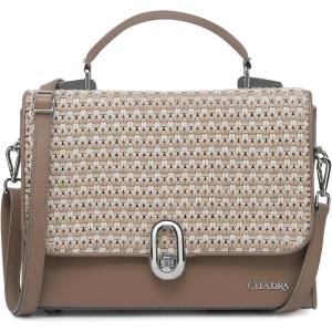 imageCuadra Woman Handbag Woven Leather HoneyHoney