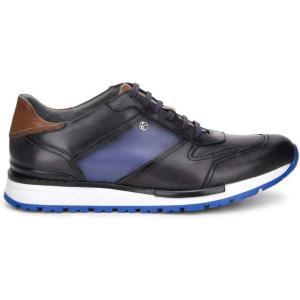 imageFRANCO CUADRA Men Sneakers in Genuine Leather with Laces Color BrownBlack