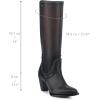 imageCuadra Womens Tall Boots Black Bovine LeatherBrown