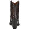 imageCuadra Womens Western Ankle Booties Brown Leather Embroidered Design 32inch HeelBrown