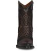imageCuadra Womens Western Ankle Booties Brown Leather Embroidered Design 32inch HeelBrown
