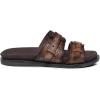 imageFRANCO CUADRA  Casual Sandal for Women in Genuine Brown Leather with Adjustable Buckle 45STSTS AlmendraBrown