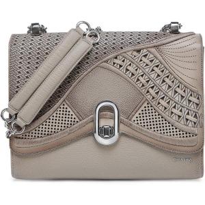 imageCuadra Leather Crossbody Handbag BrownBrown