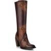imageCuadra Womens Boot in Genuine Python Leather and Bovine Leather 3F66PHBrown