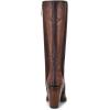 imageCuadra Womens Boot in Genuine Python Leather and Bovine Leather 3F66PHBrown