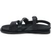 imageFRANCO CUADRA  Womens Sandal in Black Stingray Leather with Comfortable Fit and Adjustable Strap 46SMTTS