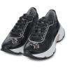 imageFRANCO CUADRA  Womens Sneakers in Genuine Python and Bovine Leather with Plated Details and XL EXTRALIGHT Sole Black A09PBRSBlack