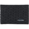 imageCuadra Mens Leather Bifold Wallet Black Geometric Pattern OxfordOxford