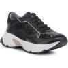 imageFRANCO CUADRA  Womens Sneakers in Genuine Python and Bovine Leather with Plated Details and XL EXTRALIGHT Sole Black A09PBRSBlack