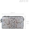 imageCUADRA  Luxury Python Wallet with Zipper Closure and Crossbody Function BD229PM BLUE