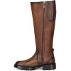 imageFRANCO CUADRA Womens KneeHigh Leather Boots Honey Brown Cuban Heel Riding StyleBrown