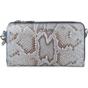 imageCUADRA  Luxury Python Wallet with Zipper Closure and Crossbody Function BD229PM BLUE