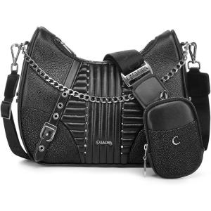 imageCuadra Crossbody for Women in Genuine Stingray Leather BlackBlack