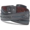 imageCUADRA  Mens Cowboy Belt Genuine Python ampamp Bovine Leather with Metal Buckle CV507PH Black