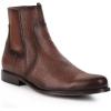 imageFRANCO CUADRA Mens Chelsea Boots in Genuine Deer Leather BrownHoney