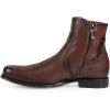 imageFRANCO CUADRA Mens Chelsea Boots in Genuine Deer Leather BrownHoney