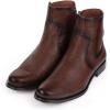 imageFRANCO CUADRA Mens Chelsea Boots in Genuine Deer Leather BrownHoney