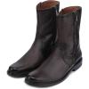 imageFRANCO CUADRA Mens Dress Boot in Genuine Deer Leather Dark Brown G03VNTSBrown