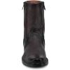 imageFRANCO CUADRA Mens Dress Boot in Genuine Deer Leather Dark Brown G03VNTSBrown