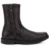 imageFRANCO CUADRA Mens Dress Boot in Genuine Deer Leather Dark Brown G03VNTSBrown