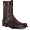 imageFRANCO CUADRA Mens Leather Dress Boots Dark BrownBrown
