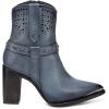 imageFRANCO CUADRA Womens Leather Ankle Boot with Crystals 4I18RS BlueBlue