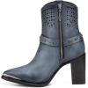 imageFRANCO CUADRA Womens Leather Ankle Boot with Crystals 4I18RS BlueBlue