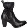 imageCuadra Womens Bootie in Genuine Python Leather with Zipper