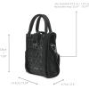 imageCUADRA  Mini tote bag for women in genuine stingray leather BOD2PMA Black