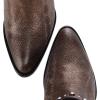 imageCUADRA Carunga Leather Ankle Boots Brown Studded Bootie 3F0WKAGolden