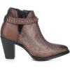 imageCUADRA Carunga Leather Ankle Boots Brown Studded Bootie 3F0WKAGolden