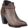 imageCUADRA Carunga Leather Ankle Boots Brown Studded Bootie 3F0WKAGolden