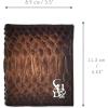imageCuadra Mens Wallet in Genuine Python Leather Brown BC014PH