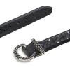 imageCuadra Casual Belt for Women in Stingray Leather BlackBlack