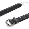imageCuadra Casual Belt for Women in Stingray Leather BlackBlack