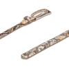 imageCuadra Womens Python Leather Belt Grey Western Style 169 inches WideGrey