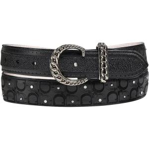 imageCuadra Casual Belt for Women in Stingray Leather BlackBlack