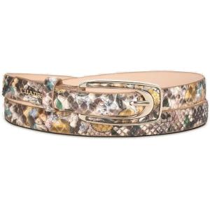 imageCuadra Womens Python Leather Belt Grey Western Style 169 inches WideGrey